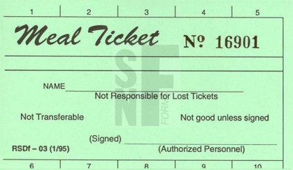 Meal Ticket (Employee): RSDf-03 (1)