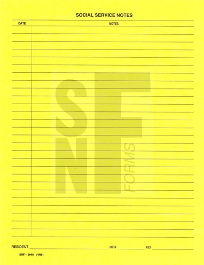 Social Service Quarterly: SNF-9010 (2)