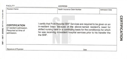 Certification Slips: SNF-9017 (1)