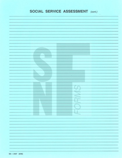 Social Service Assessment: SS-2407 (2)