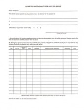 Release of Responsibility for Leave of Absence