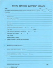 Social Service Quarterly Update